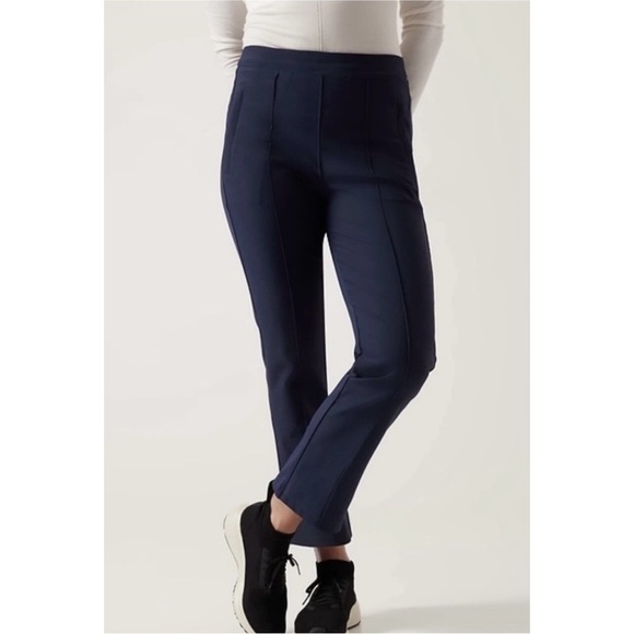 Athleta Headlands Hybrid Pants in Navy Blue Sz. 14 - Picture 3 of 8